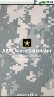 APFT Calculator w/ Score Log Affiche
