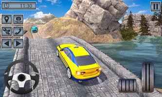 Real Taxi Mountain Climb 3D - Taxi Driving Game imagem de tela 1
