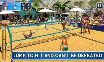 Volleyball League 2019 - Volleyball Tournament 3D Affiche