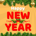 Happy New Year Photo Frame Cards icône