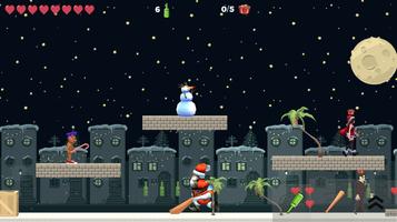 BadSanta platformer game الملصق