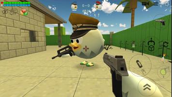 Chicken Gun fps shooter online captura de pantalla 1