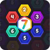 Hexa 7! - Number Puzzle icône