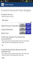 Chart Tank Sizing Calculator screenshot 1