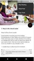 Characteristics of a Good leader(Learn Leadership) capture d'écran 3