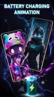 Battery Charging Animation Art poster