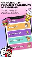 Creador pegatinas Whatsapp Poster
