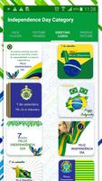 7 Sep Brazil Day Card Maker capture d'écran 3