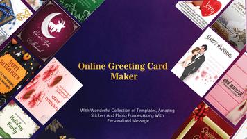 Online-Grußkarten-Hersteller Plakat