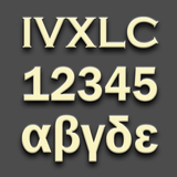 Numerals Conversion Zeichen