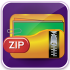Zip file Extractor with Unzip & 7z Unrar icône