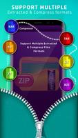 Zip file Extractor with Unzip & 7z Unrar اسکرین شاٹ 2