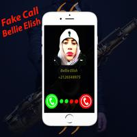Billie Elish Fake Video Call And Chat Affiche