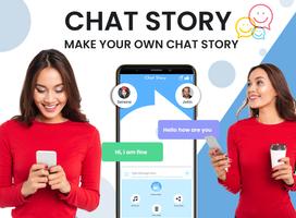Chat Story الملصق