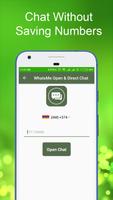 WhatsMe Open & Direct Chat capture d'écran 1