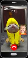 Banana Cat is Calling You تصوير الشاشة 1