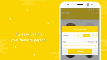 برنامه‌نما LEMON - very fun chat app عکس از صفحه