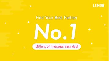 LEMON - very fun chat app Plakat