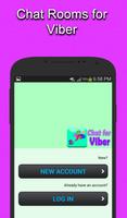 Chat Rooms for Viber Affiche