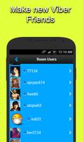 Chat Rooms for Viber capture d'écran 1