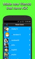 Chat Rooms for KIK Affiche