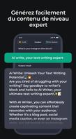 Chat ai Writer capture d'écran 3