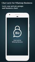Chat Lock for Whatsup Business Poster