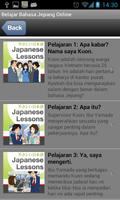 Belajar Bahasa Jepang 스크린샷 2