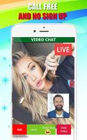 Video call chat - live video chat with strangers โปสเตอร์