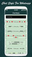 Chat Style : Font for WhatsApp Affiche