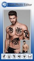 Men Photo Editor : Hairstyle,Tattoo,Beard syot layar 3