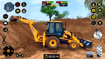 neige excavatrice sim JCB Jeux capture d'écran 3