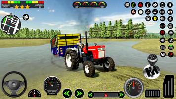 Tractor Farming Game 3D Sim پوسٹر