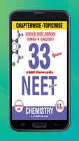 Chemistry -NEET 33 Year Solved Past Papers Offline Affiche