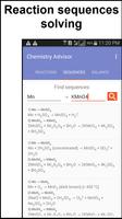 Chemistry Advisor تصوير الشاشة 2