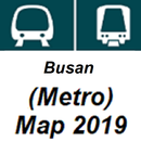 Busan Subway MRT (Metro) system map 2019 APK