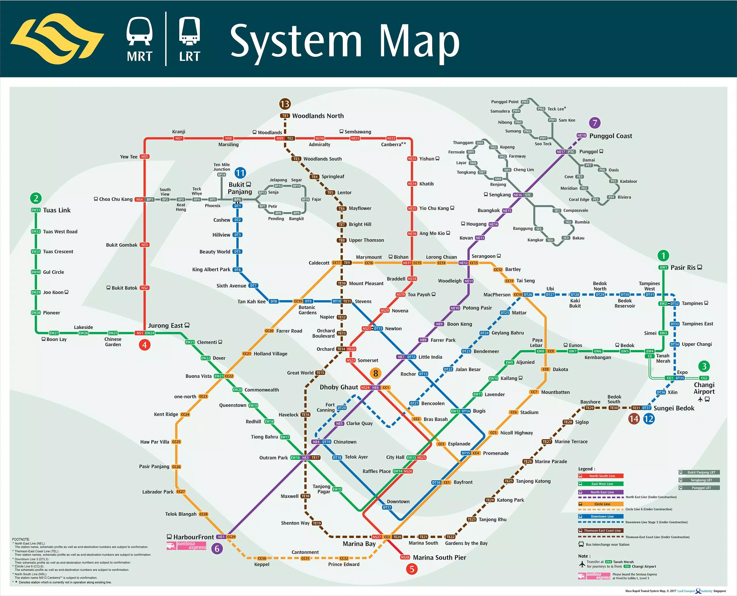Circle Line Map 2019 Singapore Mrt (Metro) Subway Map 2019 For Android - Apk Download