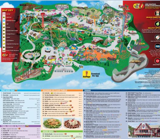 Six Flags Magic Mountain Park Map 2019 For Android Apk Download - roblox six flags