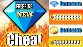 Cheat Free-Fire Diamond Online Affiche