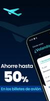 Aplicación de vuelos baratos Poster