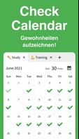 Check Calendar Plakat