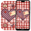 Checkers heart theme