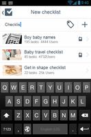 برنامه‌نما Baby checklist عکس از صفحه