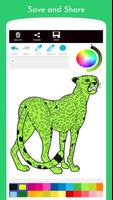Cheetah Coloring Book Screenshot 1