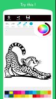 Cheetah Coloring Book Screenshot 2