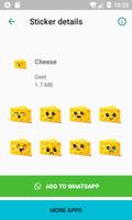 برنامه‌نما Cheese and Taco Stickers عکس از صفحه