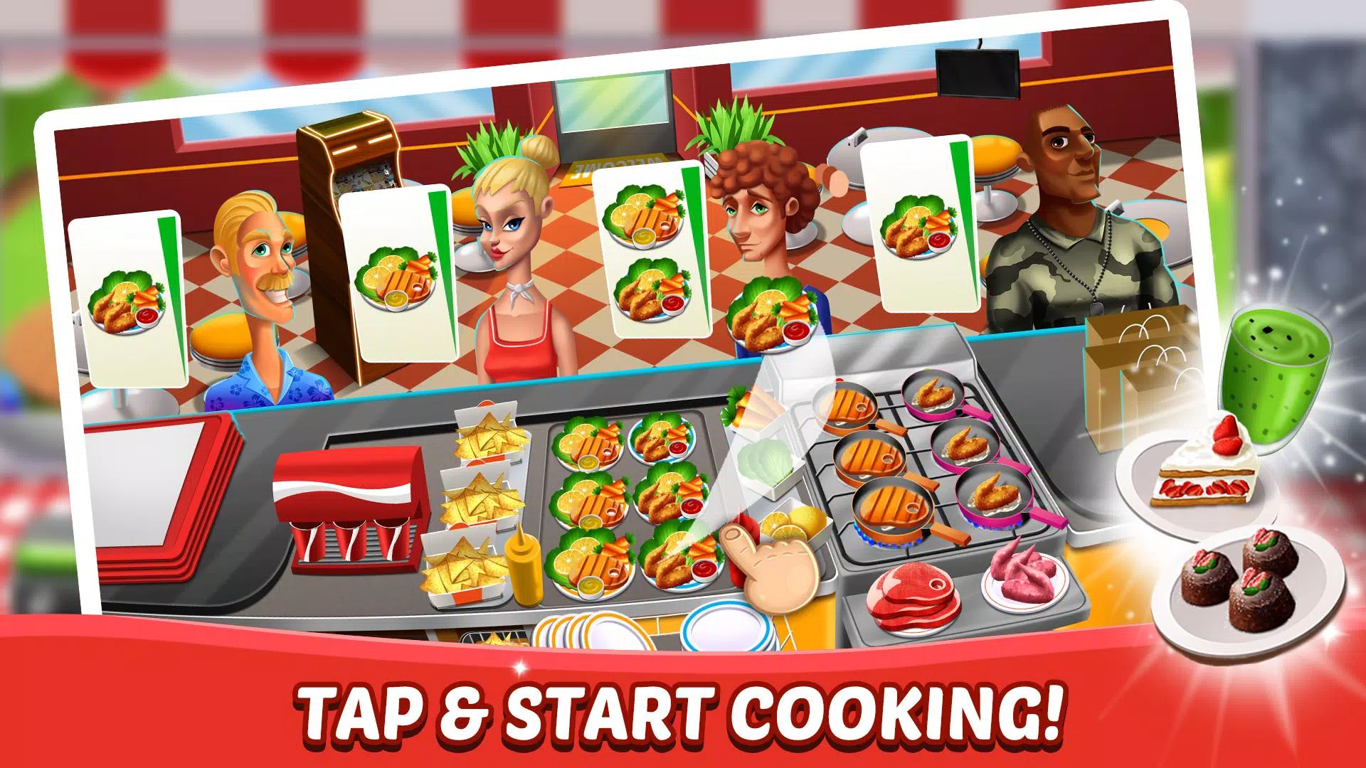 Download do APK de Jogos de Cozinha Comida Fever & Craze para Android