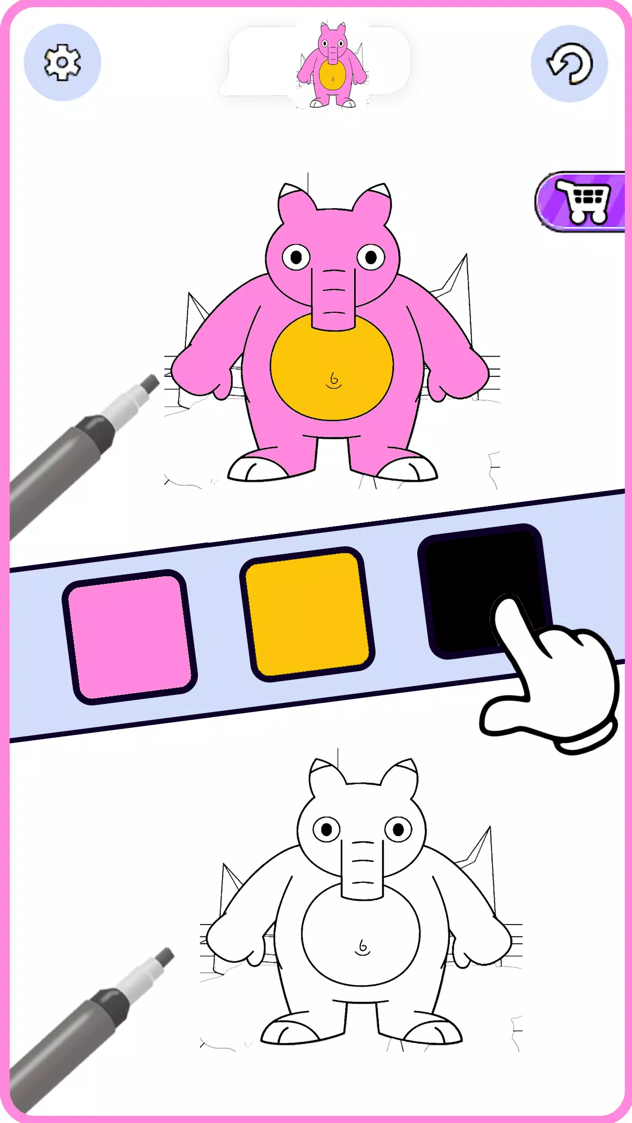 chef pigster nabnab 3 coloring - Versão Mais Recente Para Android - Baixe  Apk