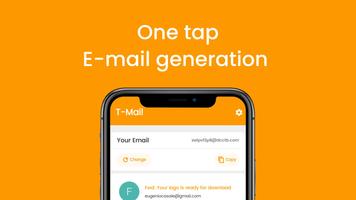 T-Mail : Temporary E-mail ảnh chụp màn hình 1