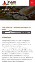 Indian Recipes Free capture d'écran 1